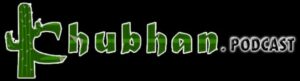 chubhan podcast logo | Green and black podcast logo